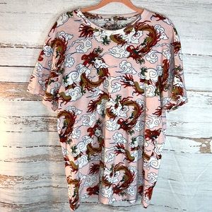Knickerbocker Vintage Design Graphic T-Shirt Large